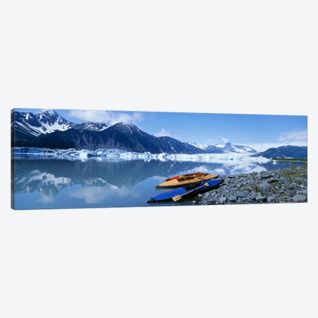 Riverside Kayaks, Alaska, USA Canvas Print #PIM3197} by Panoramic Images Art Print