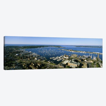 Aerial View Of Newport Harbor, Newport, Rhode Island, USA Canvas Print #PIM3199} by Panoramic Images Canvas Art