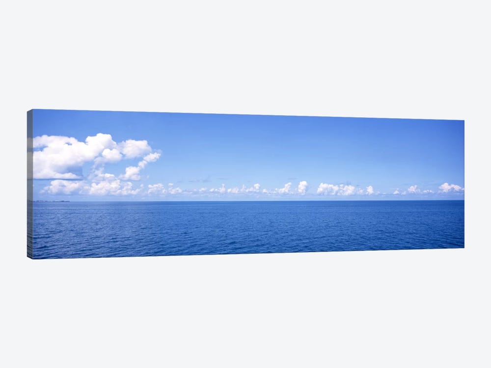 Cloudy Seascape, Atlantic Ocean, Bermuda by Panoramic Images 1-piece Canvas Wall Art