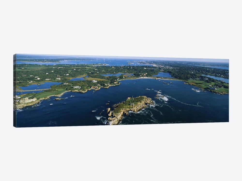Coastal Landscape, Narraganset Bay, Rhode Island, USA by Panoramic Images 1-piece Canvas Art Print