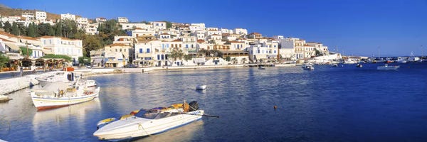 Harbors: Waterfront Architecture, Batsi, Andros, Cyclades, Greece by Panoramic Images