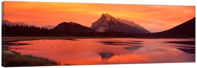Mt Rundle & Vermillion Lakes Banff National Park Alberta Canada Canvas Art Print