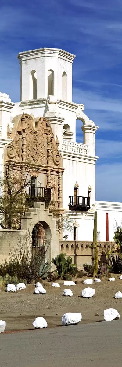 San Xavier del Bac Tucson AZ by Panoramic Images canvas print