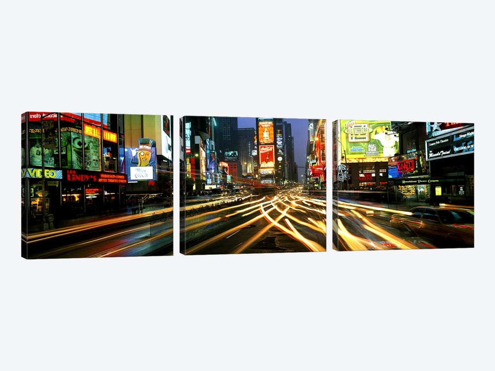Times Square New York NY by Panoramic Images 3-piece Art Print