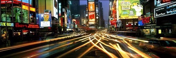 Manhattan: Times Square New York NY by Panoramic Images