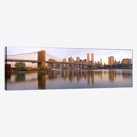 Brooklyn Bridge Manhattan New York City NY Canvas Print #PIM3227} by Panoramic Images Canvas Art Print