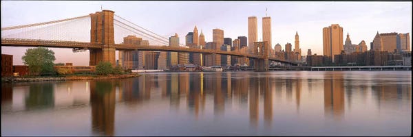 Brooklyn: Brooklyn Bridge Manhattan New York City NY by Panoramic Images