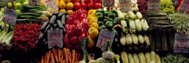 Fruits and vegetables at a market stall, Pike Place Market, Seattle, King County, Washington State, USA #2