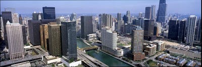 Chicago River Chicago IL by Panoramic Images canvas print
