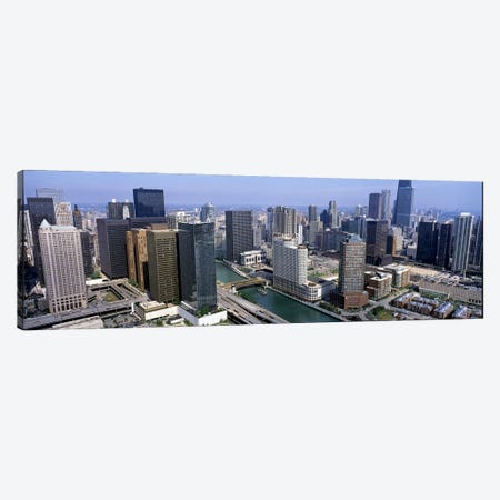 Chicago River Chicago IL Canvas Print #PIM3231} by Panoramic Images Canvas Print