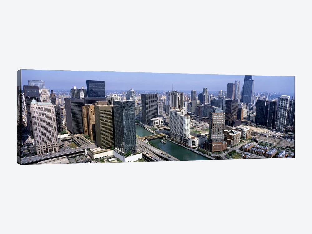 Chicago River Chicago IL by Panoramic Images 1-piece Art Print