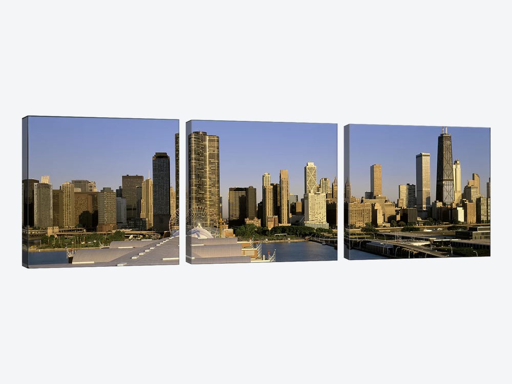 Chicago IL by Panoramic Images 3-piece Canvas Print