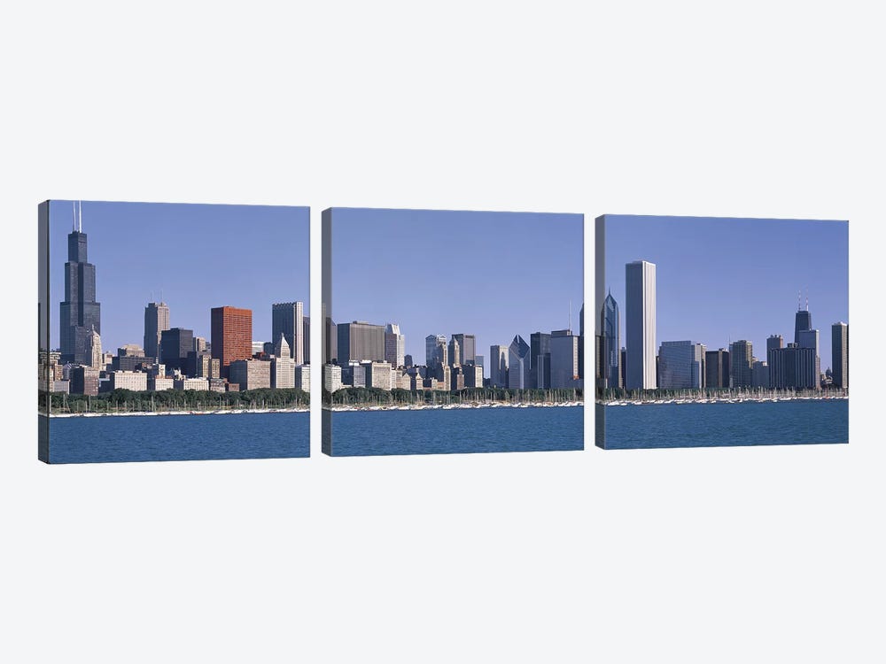 Chicago IL by Panoramic Images 3-piece Canvas Art