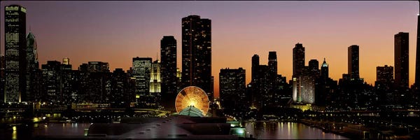 Chicago Skylines: ChicagoIllinois, USA by Panoramic Images