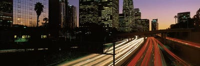 Harbor Freeway Los Angeles CA by Panoramic Images canvas print