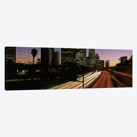 Harbor Freeway Los Angeles CA Canvas Print #PIM3236} by Panoramic Images Canvas Wall Art