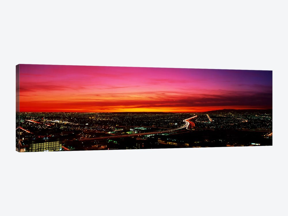 Aerial Los Angeles CA by Panoramic Images 1-piece Canvas Print