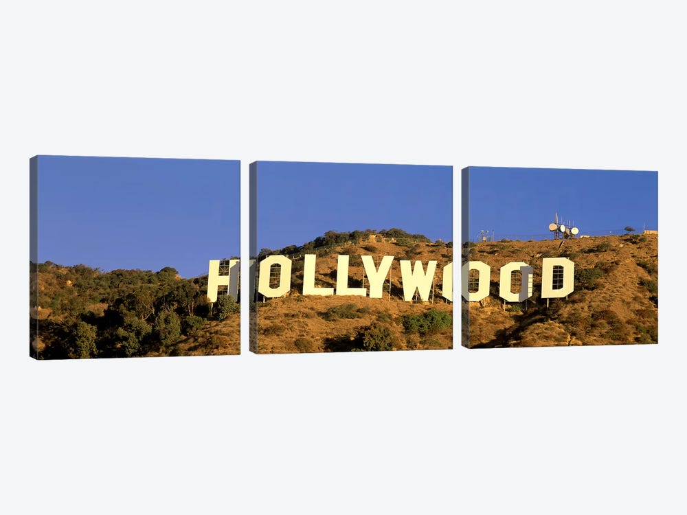 Hollywood Sign Los Angeles CA by Panoramic Images 3-piece Art Print
