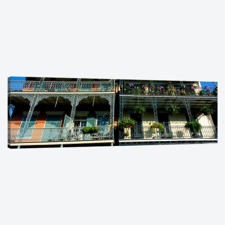 Bourbon Street New Orleans LA #2 Canvas Print #PIM3242} by Panoramic Images Canvas Artwork