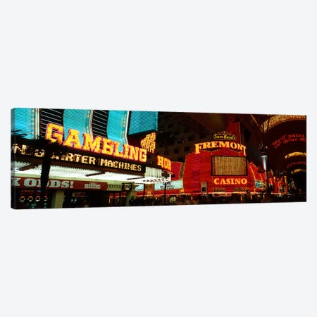 Fremont Street Experience Las Vegas NV Canvas Print #PIM3244} by Panoramic Images Canvas Art Print