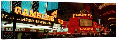 Fremont Street Experience Las Vegas NV Canvas Art Print - Gambling Art