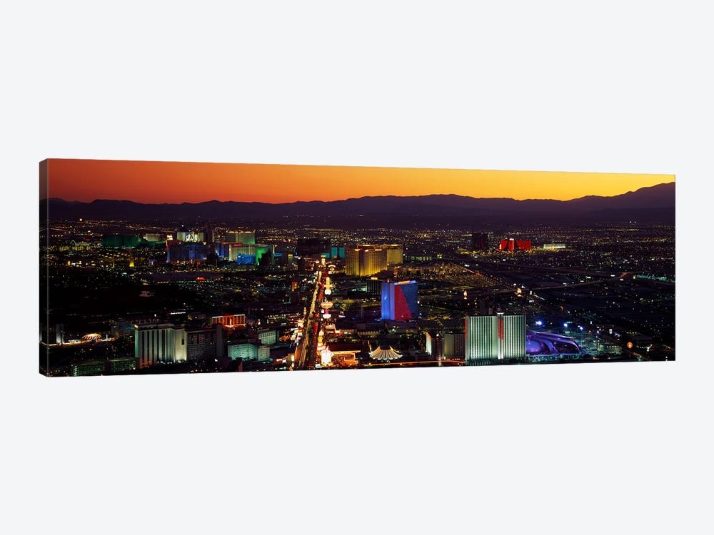 Hotels Las Vegas NV by Panoramic Images 1-piece Art Print