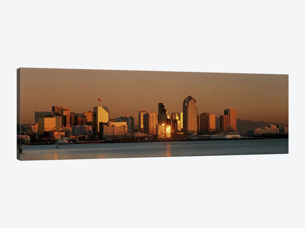 San Diego Skyline at Sunset by Panoramic Images 1-piece Canvas Art