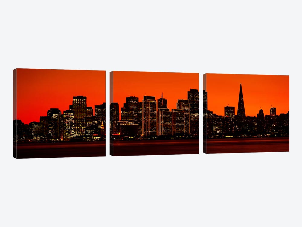 San Franscisco CA by Panoramic Images 3-piece Canvas Print