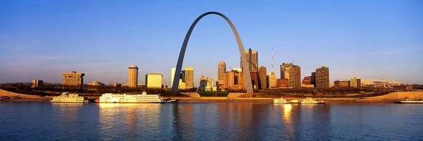 Arches: St. Louis Skyline by Panoramic Images