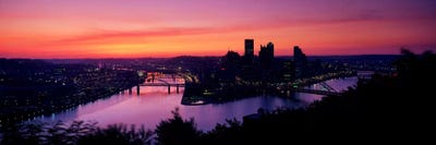 Pittsburgh PA by Panoramic Images framed canvas print