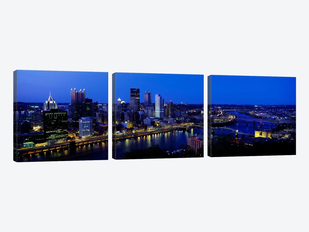 Pittsburgh PA #2 by Panoramic Images 3-piece Canvas Print