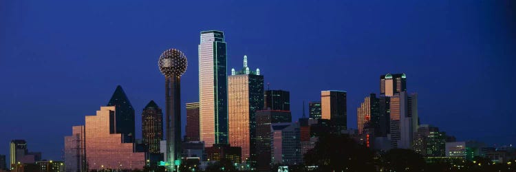 NightCityscape, Dallas, Texas, USA