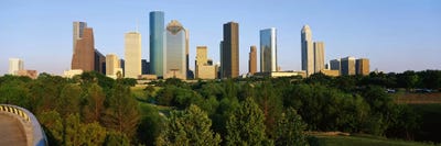 Downtown Houston by Panoramic Images canvas print