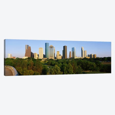 Downtown Houston Canvas Print #PIM3263} by Panoramic Images Canvas Art