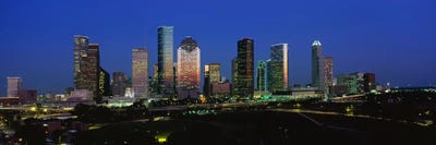 Houston TX by Panoramic Images framed canvas print