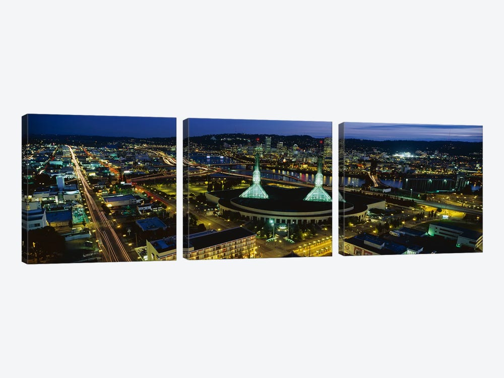 Portland OR by Panoramic Images 3-piece Canvas Art