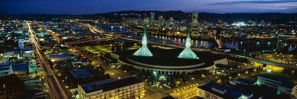 Oregon: Portland OR by Panoramic Images