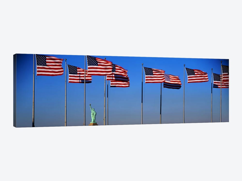 Flags New York NY by Panoramic Images 1-piece Canvas Art Print