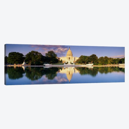 US Capitol Washington DC Canvas Print #PIM3280} by Panoramic Images Canvas Wall Art