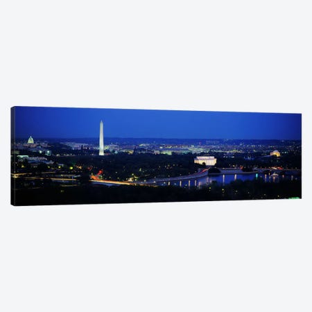 High angle view of a cityWashington DC, USA Canvas Print #PIM3281} by Panoramic Images Canvas Wall Art