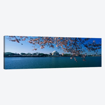 Monument at the waterfront, Jefferson Memorial, Potomac River, Washington DC, USA Canvas Print #PIM3282} by Panoramic Images Canvas Wall Art