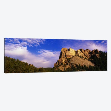 Low-Angle View Of Mount Rushmore National Memorial, Black Hills, South Dakota, USA Canvas Print #PIM3285} by Panoramic Images Art Print