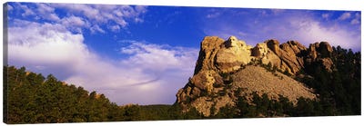 Low-Angle View Of Mount Rushmore National Memorial, Black Hills, South Dakota, USA Canvas Art Print - Famous Monuments & Sculptures