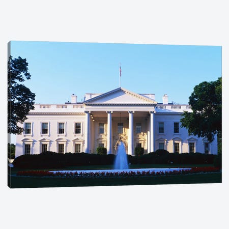 White House Washington DC Canvas Print #PIM3286} by Panoramic Images Art Print