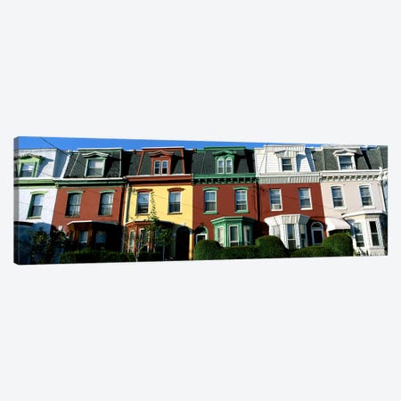 Row Houses Philadelphia PA Canvas Print #PIM3291} by Panoramic Images Canvas Print