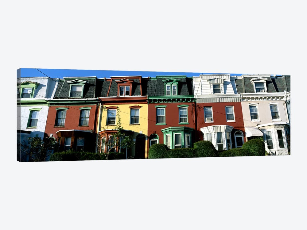 Row Houses Philadelphia PA by Panoramic Images 1-piece Canvas Print