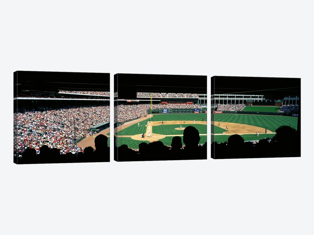 The Ballpark in Arlington by Panoramic Images 3-piece Canvas Print