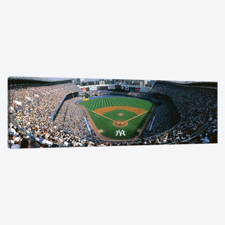 High angle view of a baseball stadium, Yankee Stadium, New York City, New York State, USA Canvas Print #PIM3296} by Panoramic Images Canvas Artwork