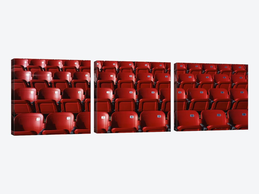 Stadium Seats by Panoramic Images 3-piece Canvas Art Print