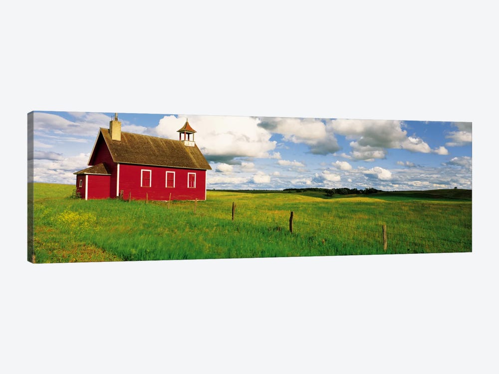 Red Prairie Schoolhouse, Battle Lake, Minnesota, USA by Panoramic Images 1-piece Art Print